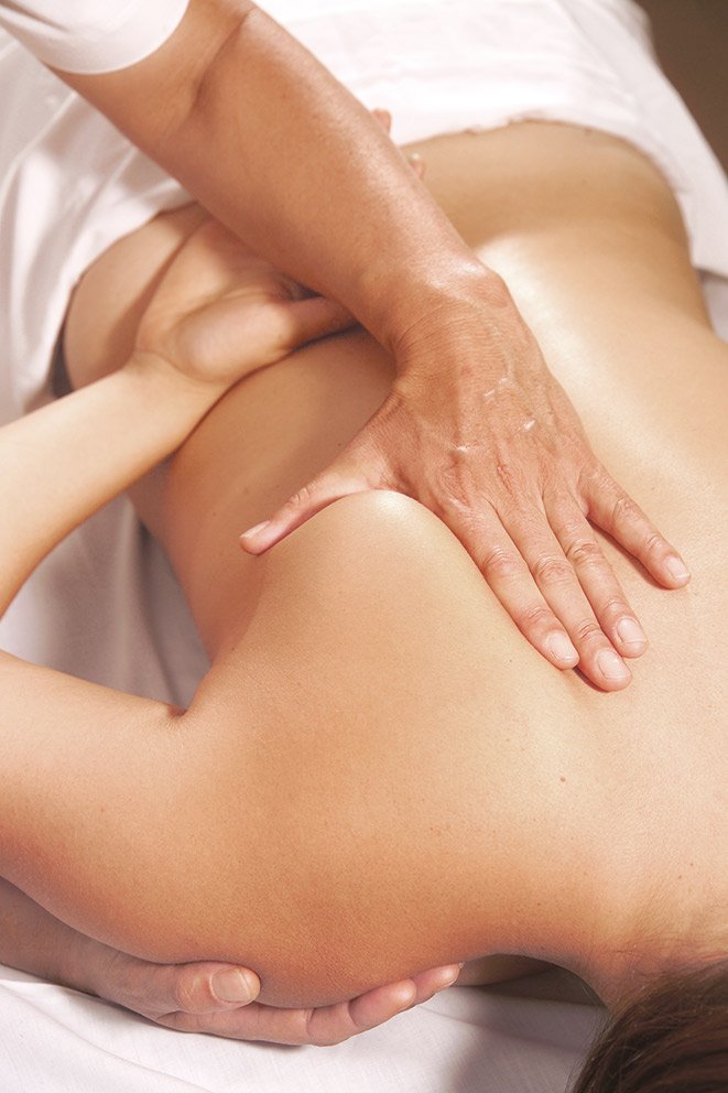 masaje sobre carga muscular